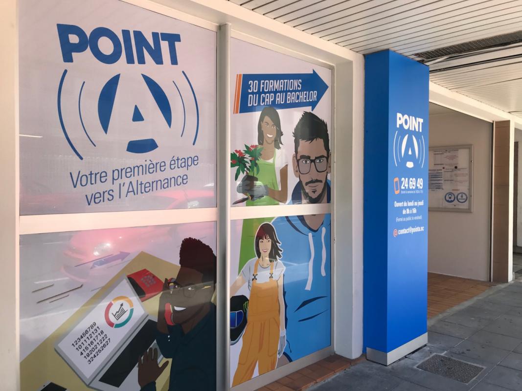 point A
